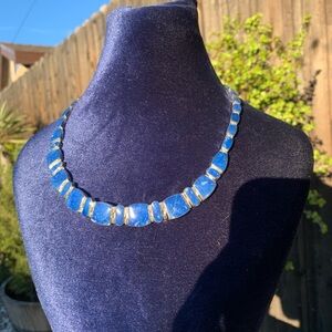 Sterling Silver Lapis Azul Necklace